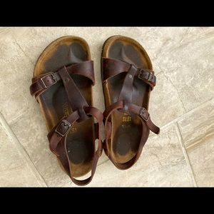 Birkenstock leather T-Strap sandal size 37